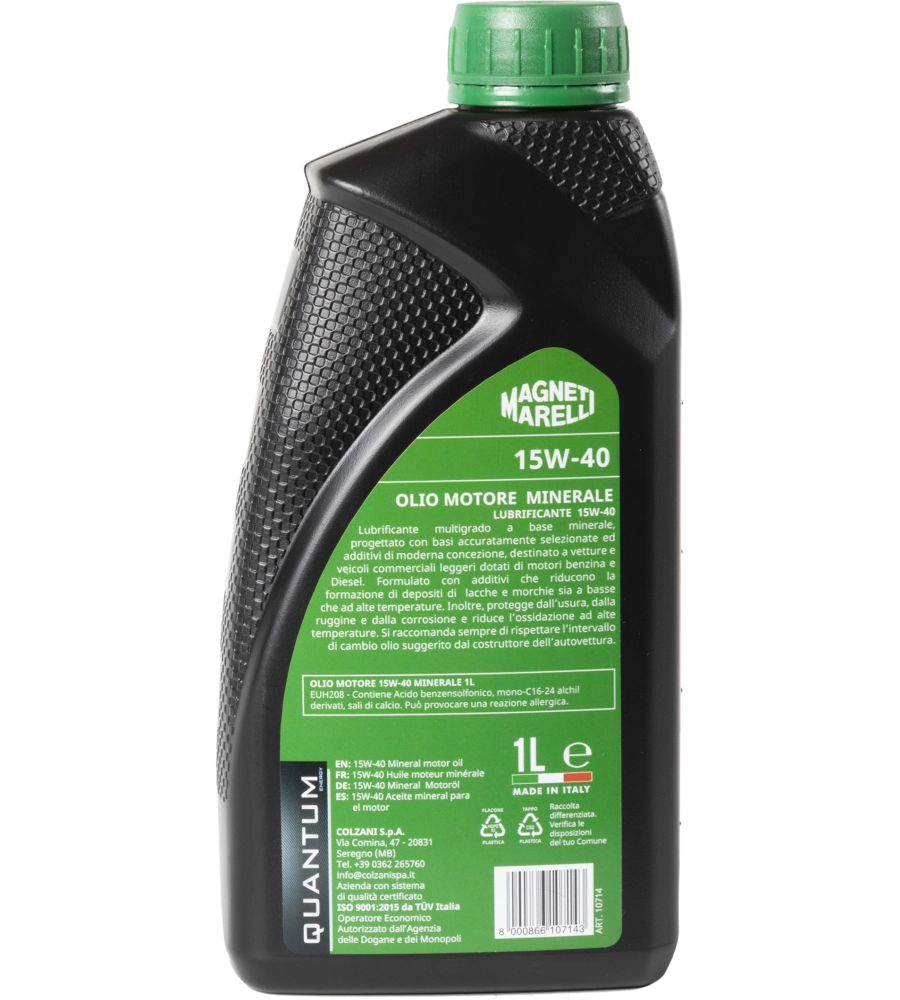 Magneti marelli lubrificante auto minerale olio motore 15w-40 1lt